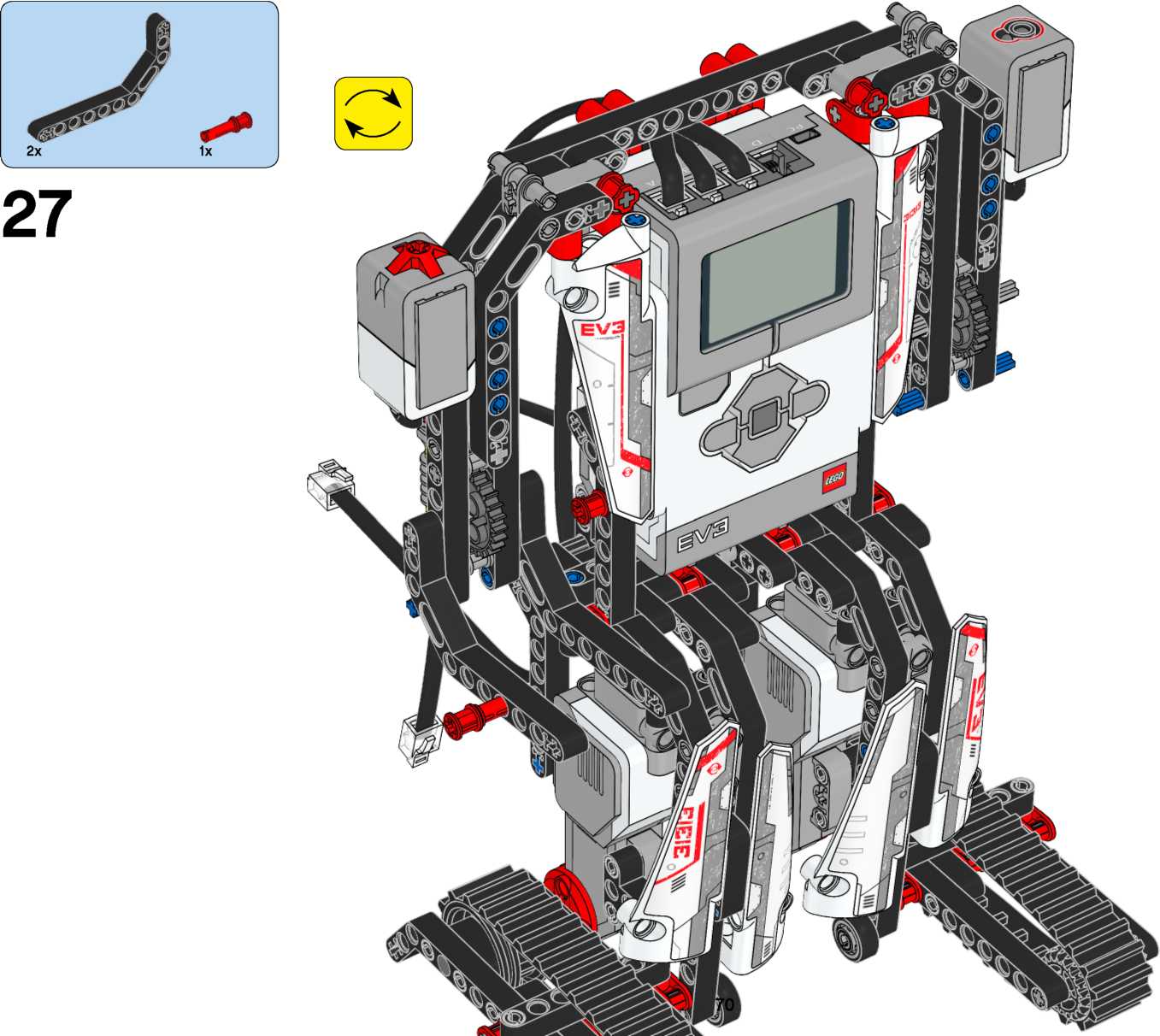 Шагающий ev3. Робот Mindstorms ev3 Fallout.