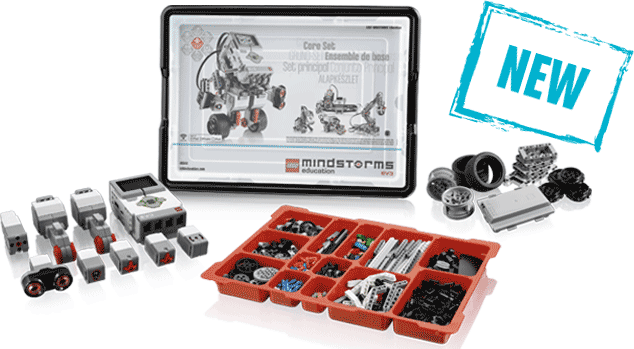 На фото - базовый набор LEGO MINDSTORMS Education EV3 (артикул 45544