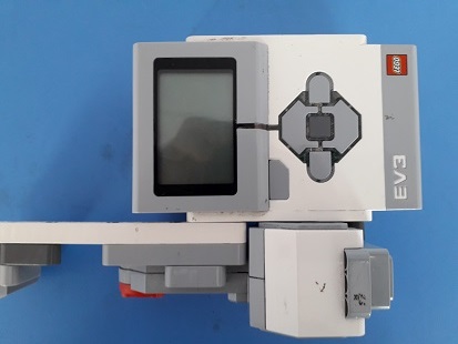 крепление мотора к блоку ev3