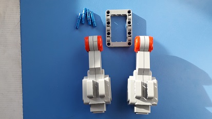 детали для крепления моторов танка ev3