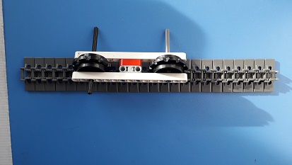 установка гусениц ev3
