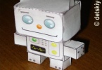 Схема робота (робот из бумаги)