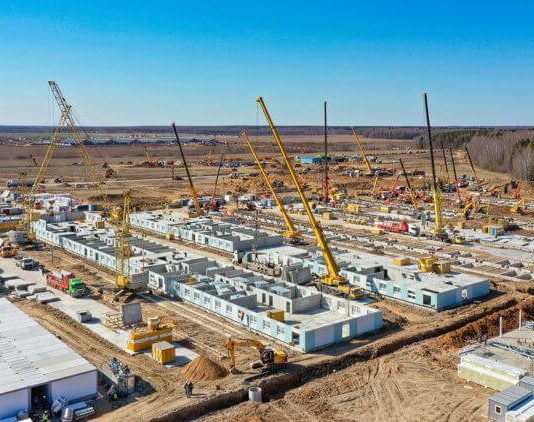 Как строят инфекционную больницу для пациентов с CoVID-19 в Подмосковье? Строительство госпиталя для лечения инфекционного коронавируса covid-19