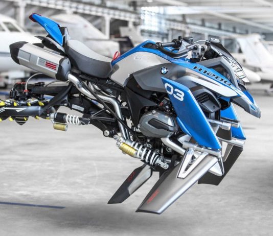 Летающие мотоциклы уменьшат пробки на дорогах + видео Летающий мотоцикл