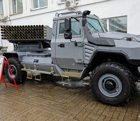 80-ствольная «Флейта» и робот РСЗО будут на параде 9 Мая в Минске система залпового огня ФЛЕЙТА