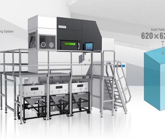 Представлен крупноформатный лазерный порошковый 3D-принтер