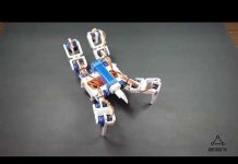 Ардуино робот идет / Arduino robot walks (sexual motions)