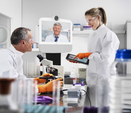 Роботы телеприсутствия помогают облегчить нагрузку на медицинский персонал