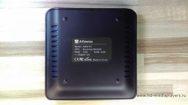 Alfawise A95X R1: обзор бюджетной тв приставки на базе RK3229 стоимостью $22.99