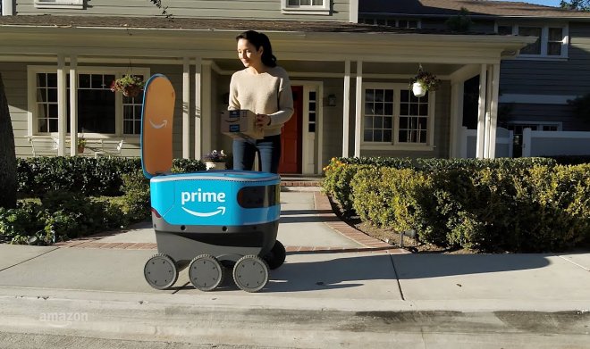 Amazon активно расширяет сеть роботов-курьеров Scout