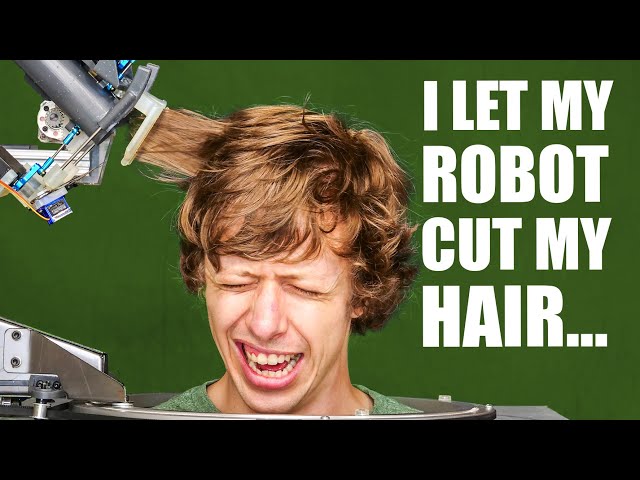 Автономный робот-парикмахер подстриг своего бесстрашного создателя