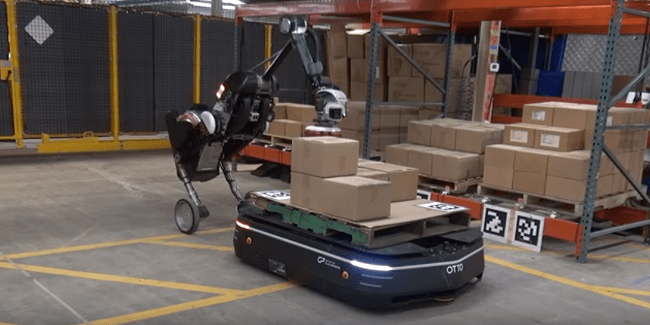 роботы для работы на складах от Boston Dynamics и OTTO Motors