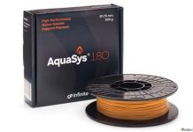 Новый тугоплавкий водорастворимый опорный филамент AquaSys 180