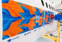 Представлен новый робот для автоматической покраски самолетов