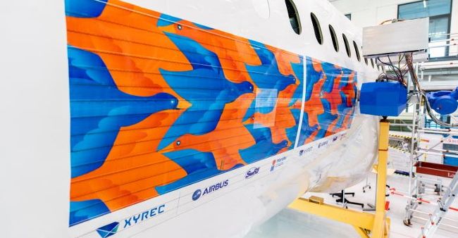 Xyrec представляет нового робота для автоматической покраски самолетов (+видео)
