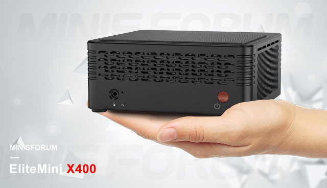 Мини-ПК MINISFORUM EliteMini BOX X400 получил процессор AMD Ryzen 7 PRO 4750G