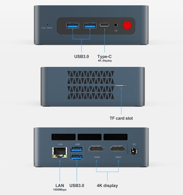 Новый мини-ПК Beelink SEi10 с процессором Intel 10-го поколения
