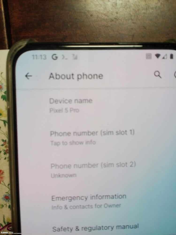 Google тестирует смартфон под экраном. Возможно, это Pixel 5 Pro