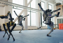 Роботы Boston Dynamics круто танцуют!