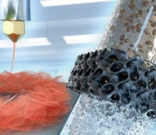 Графеновый аэрогель напечатан на 3D-принтере