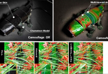 Мягкий робот-хамелеон меняет цвет в реальном времени