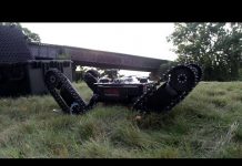 Робот Tready с уникальными ластами для преодоления препятствий